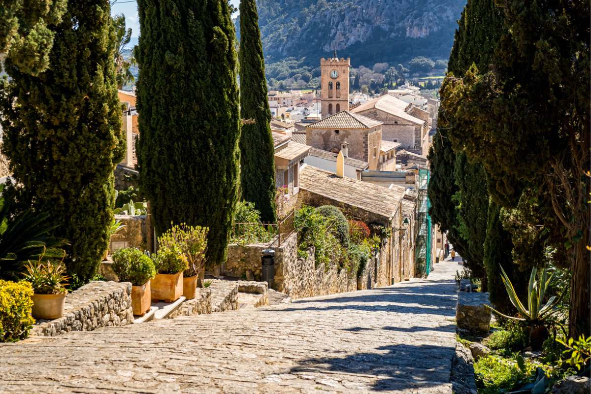 Die Altstadt von Pollensa auf Mallorca