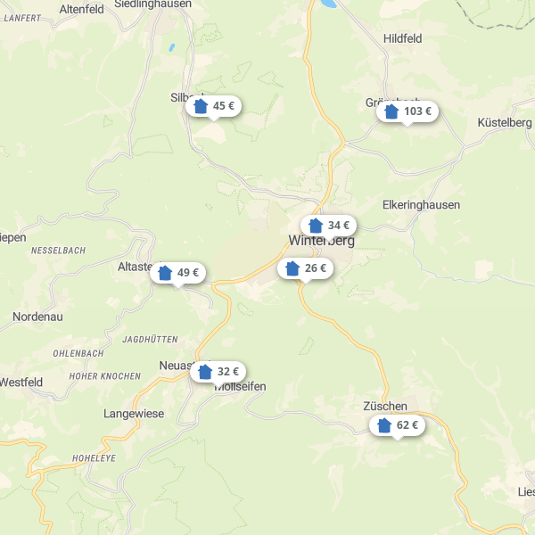 Landkarte Winterberg