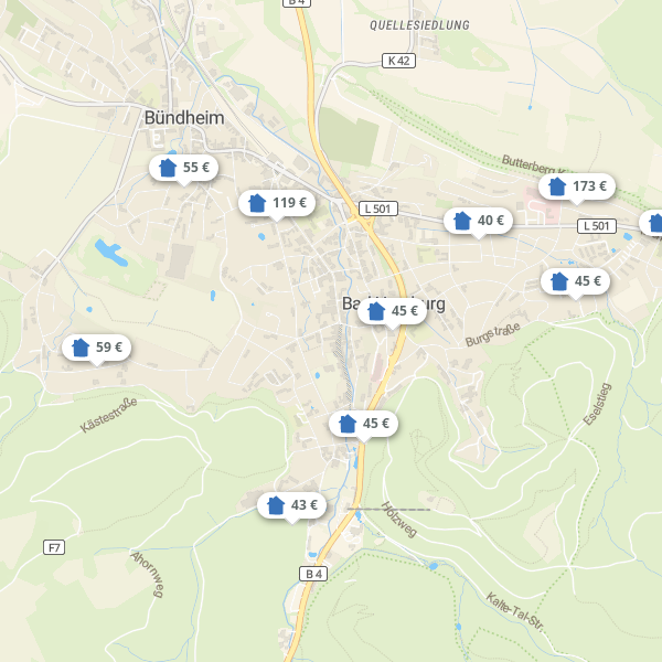 Landkarte Bad Harzburg