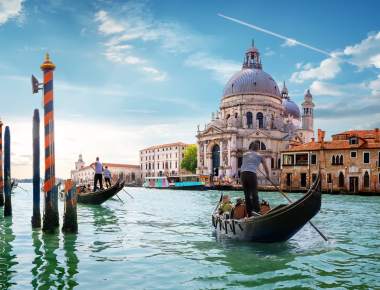 Mini-Gondelfahrt in Venedig